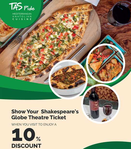 TAS Pide Theater Menu