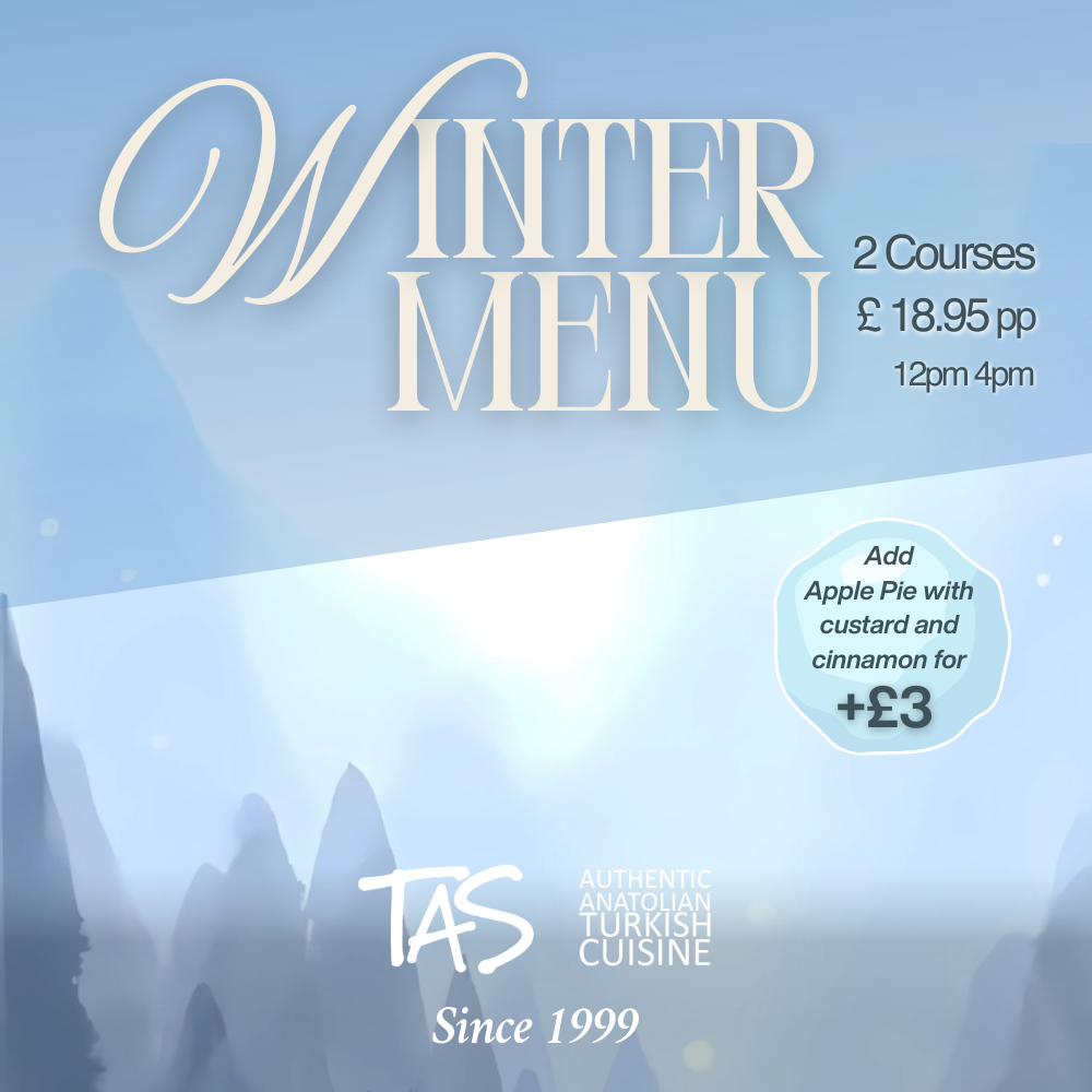 TAS BLOOMSBERRY and BOROUGH WINTER MENU POP UP